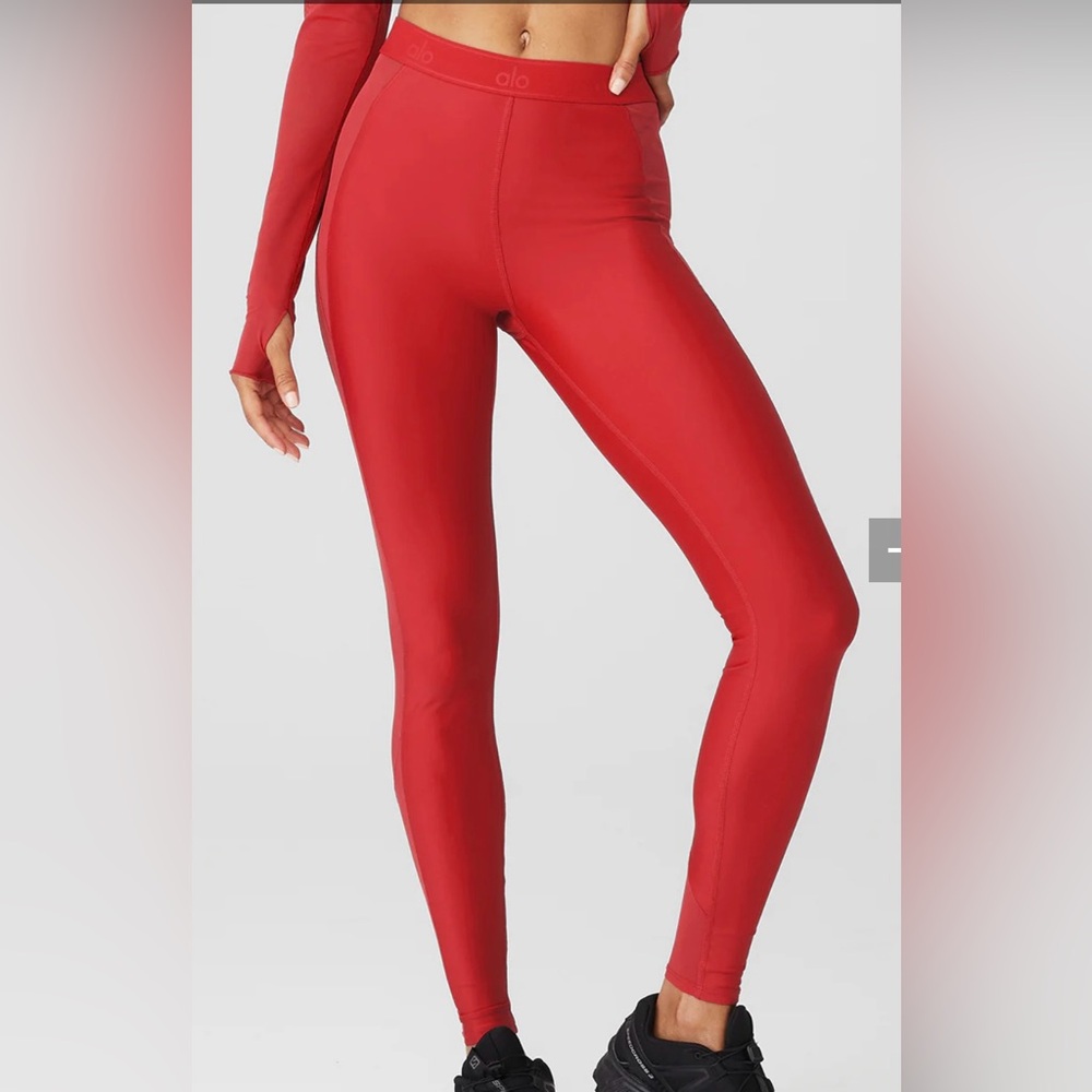 ALO Yoga Classic Red Ballet Dream Leggings